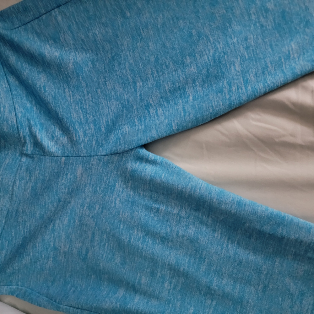 Blue Heathered Leggings